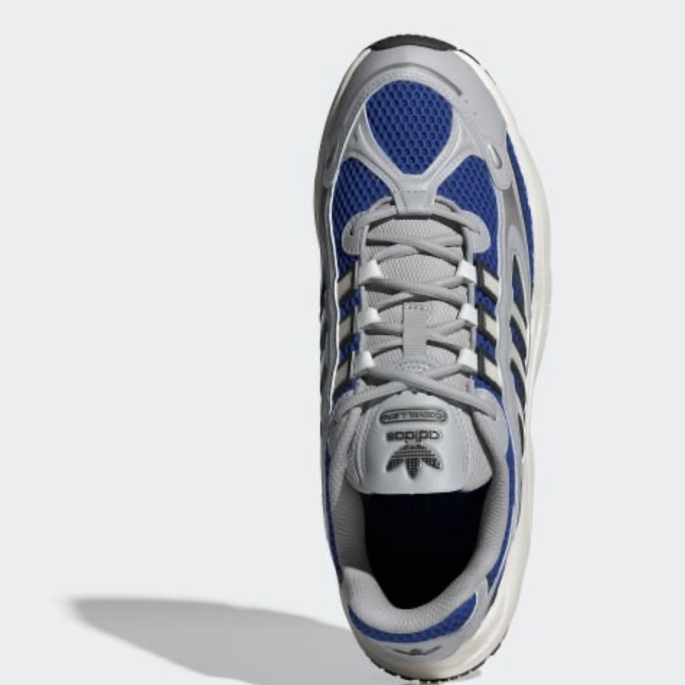Men Ozmillen Black, Royal blue and Silver gym shoes size 13